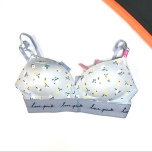 Pink Victoria’s Secret Wear Everywhere Push-up Bra